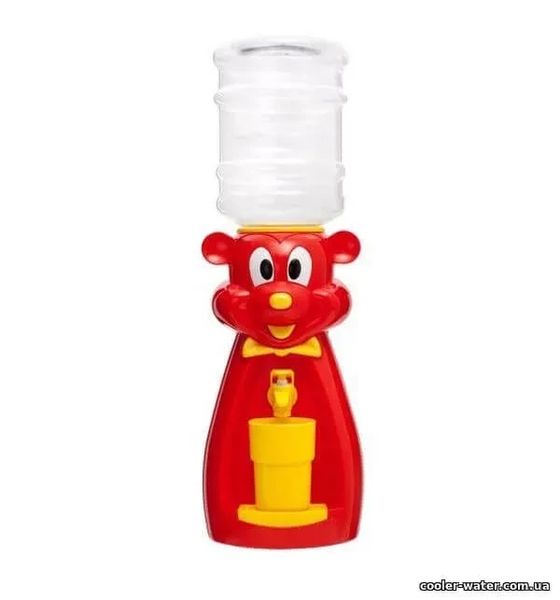 Детский кулер для воды Фунтик Мишка красный
