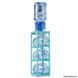 Wooden stand for 3 bottles Turquoise