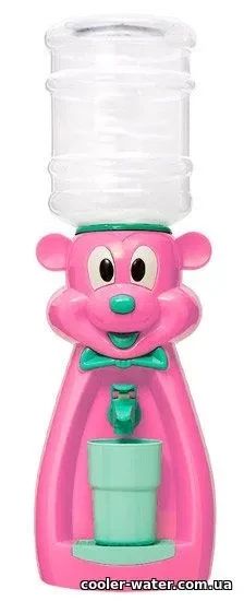 Детский кулер для воды Фунтик Мишка розовый