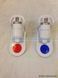 Hotfrost/Qidi V208 water cooler tap pair (hot/cold). White