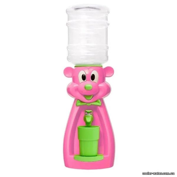 Детский кулер для воды Фунтик Мишка розовый
