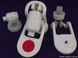 Hotfrost/Qidi V208 water cooler tap pair (hot/cold). White
