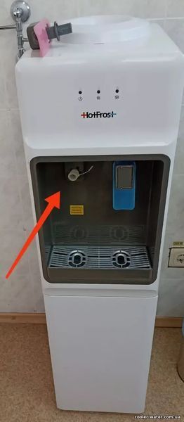 Hot water tap for cooler HotFrost V115, V840, V1133
