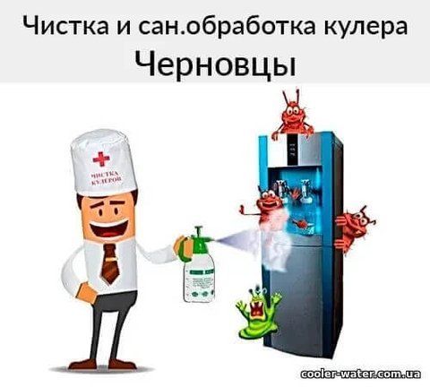 Cleaning and sanitization of water cooler Chernivtsi