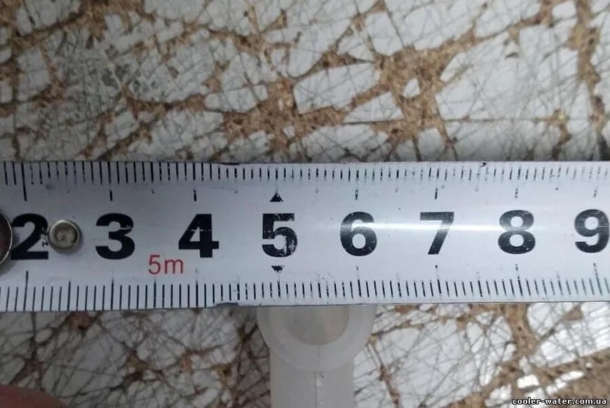 Water cooler tube L-shaped tank-tap 5-8 cm.