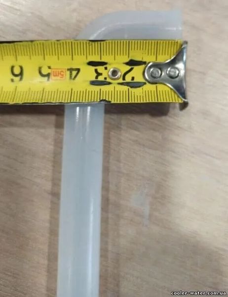 Tube for water cooler L-shaped 17-4 cm. Crane-tank.