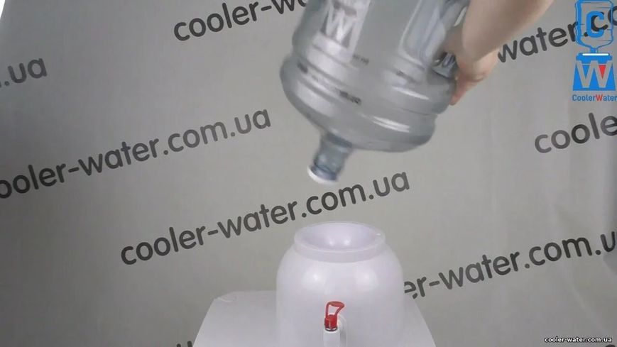 Бутель для води 19 л з ручкою полікарбонат 2614 фото