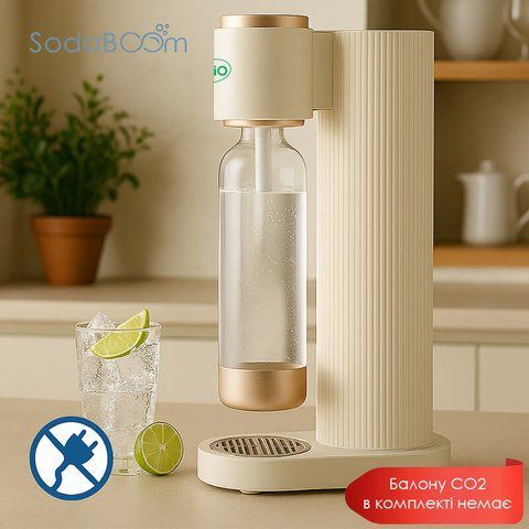Water soda machine with reusable bottle ViO SodaBoom SB-191