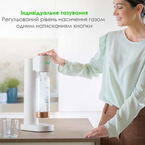 Апарат для газування води з багаторазовою пляшкою ViO SodaBoom SB-191 3157 фото