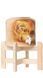 Wooden stand WSD-1 cross low Beech