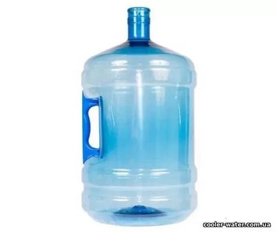 Бутыль для воды 18,9л полиэтилен с ручкой 0468 фото