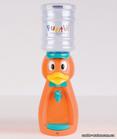 Детский кулер для воды Фунтик Утка оранжевый