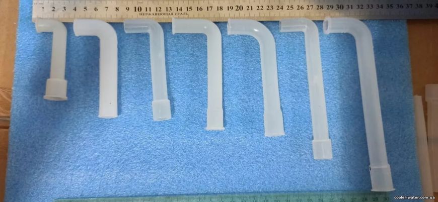 Silicone angular cooler tube 4-14 cm No. 1