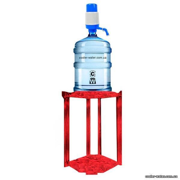 Wooden stand for 2 bottles, corner, Cherry