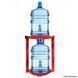 Wooden stand for 2 bottles, corner, Cherry