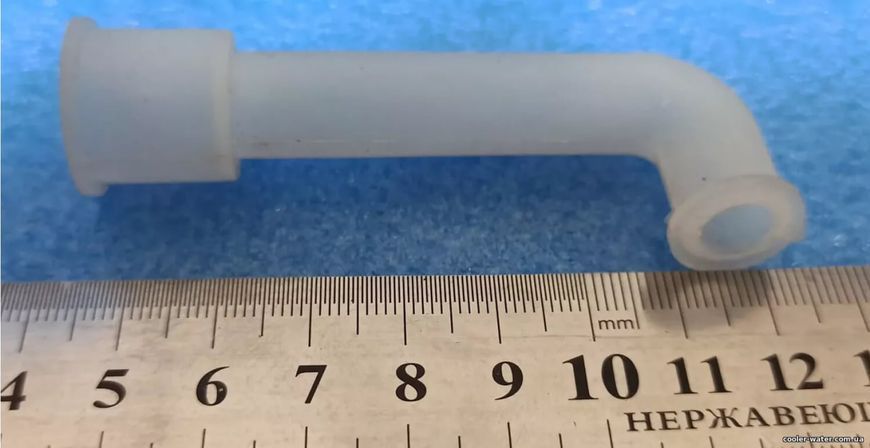 Silicone angular cooler tube 3.5-11 cm No. 3