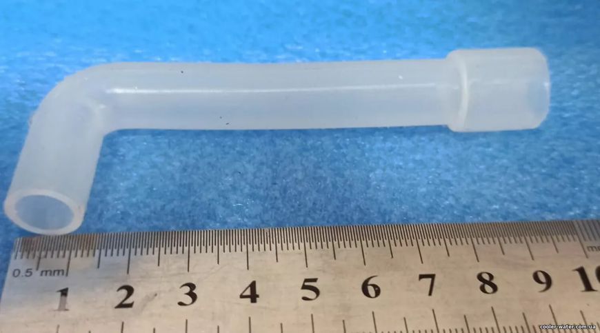 Silicone angular cooler tube 3.5-11 cm No. 3