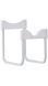 Inclined stand ViO MS-2 metal white