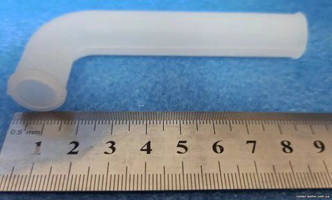 Silicone angular cooler tube 3-10 cm No. 4