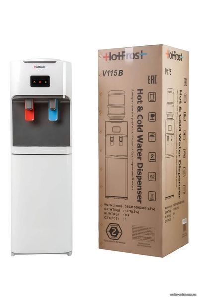 Water cooler HotFrost V115B with refrigerator