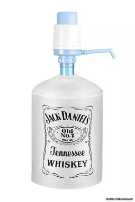 Чехол для бутыли - Jack Daniel's белый под помпу