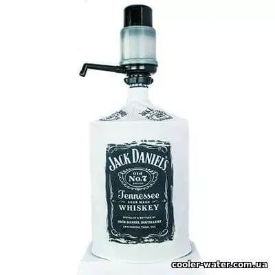 Чехол для бутыли - Jack Daniel's белый под помпу 2648 фото