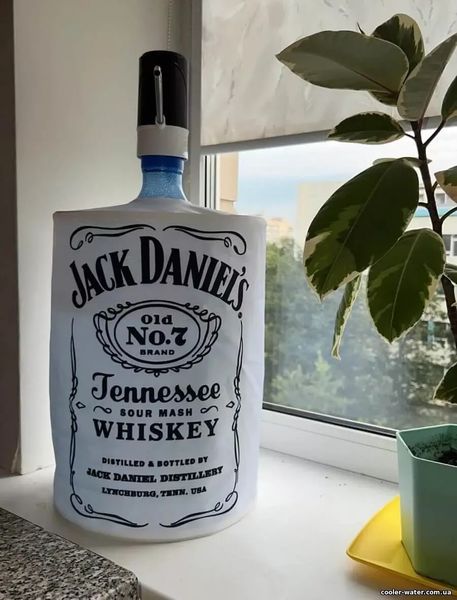 Чехол для бутыли - Jack Daniel's белый под помпу 2648 фото