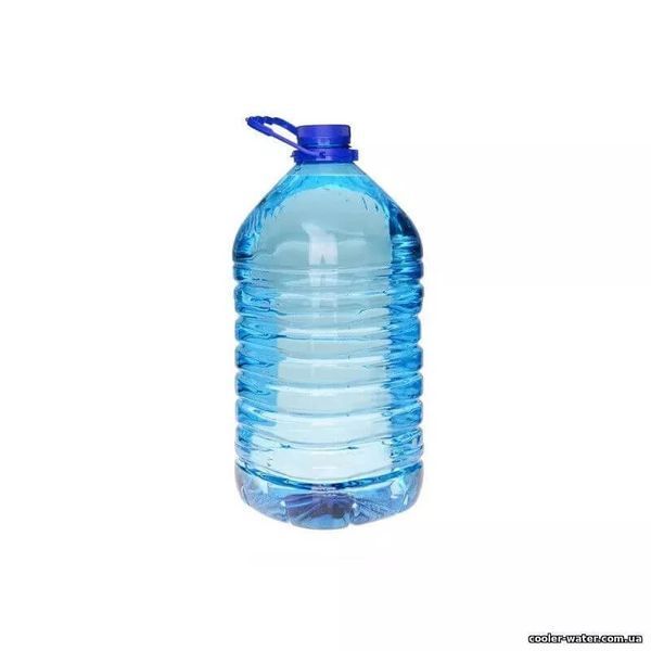 Water bottle PET  3 l with handle and lid
