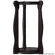 Stand wood round high Wenge