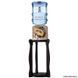Stand wood round high Wenge