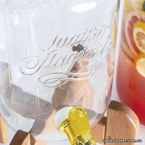 Лимонадница 3,8л Quattro Stagionie с пластиковым краном БЕЗ_ПОДСТАВКИ 2853 фото