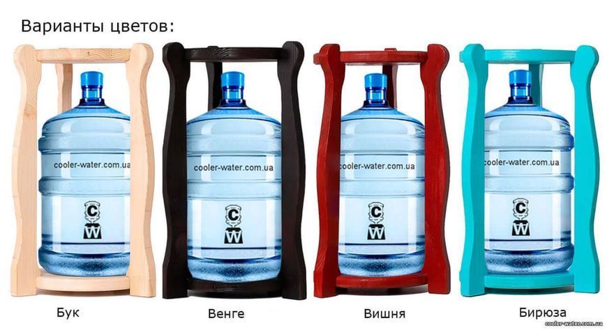 Підставка дерево кругла висока Вишня 0362 фото