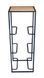 Stand for 4 bottles, dispensers Loft Water Stand 4