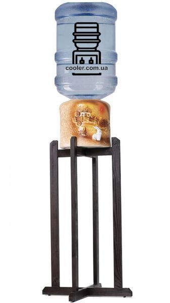 Dispenser stand WSD-2 cross high Wenge