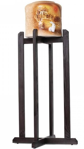 Dispenser stand WSD-2 cross high Wenge
