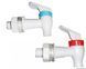Universal water cooler tap with external thread