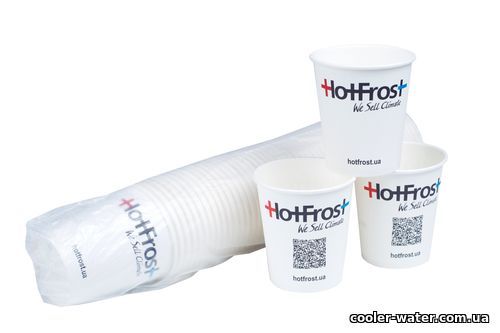 Стаканчики бумажные HotFrost 255 мл 50 шт 2053 фото
