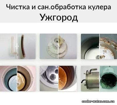 Чистка и сан.обработка кулера для воды Ужгород