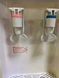 Set of taps (hot + cold) for water cooler with external thread