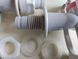 Set of taps (hot + cold) for water cooler with external thread