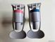 Set of taps (hot + cold) for water cooler with external thread