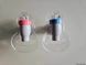 Set of taps (hot + cold) for water cooler with internal thread