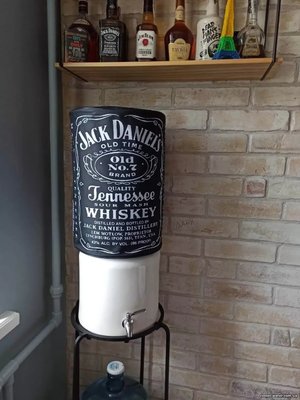 Чехол на кулер для бутыли - Jack Daniels черный