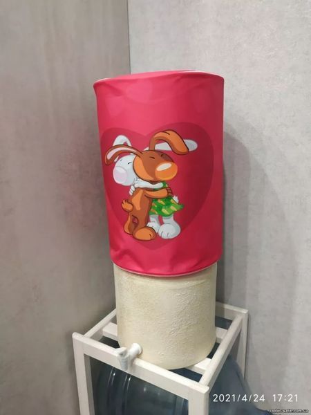 Cover for 19L bottle - Valentine's Day №1