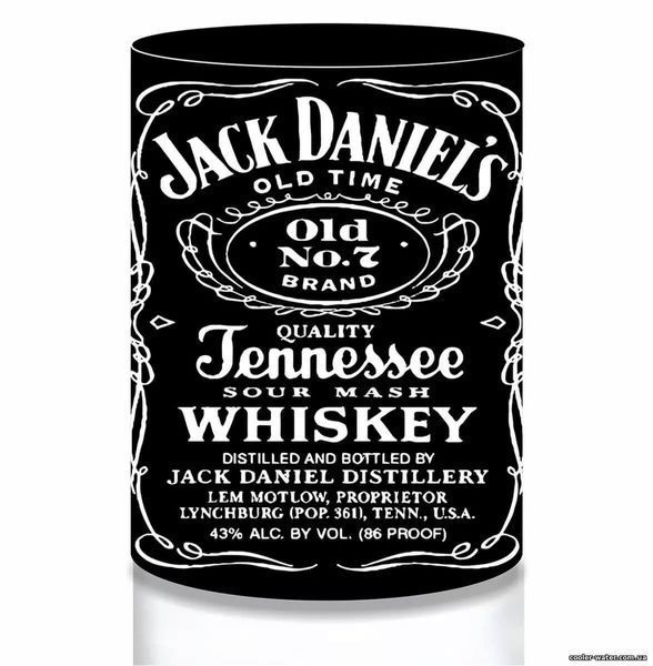 Bottle Cooler Cover - Jack Daniels Black