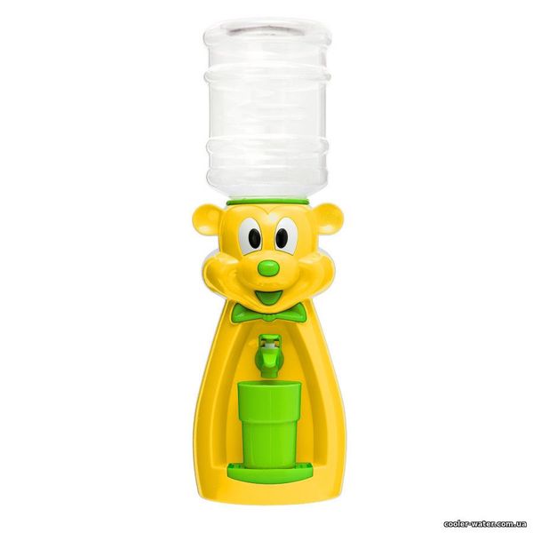 Детский кулер для воды Фунтик Мишка желтый