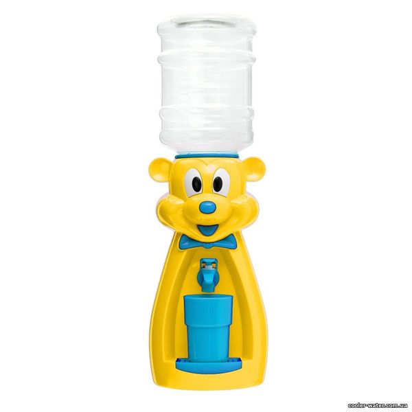 Детский кулер для воды Фунтик Мишка желтый
