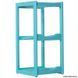 Wooden stand for 2 bottles Turquoise